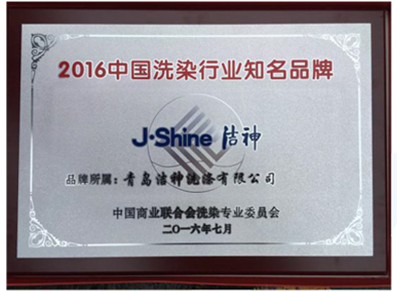 2016中國洗染行業知名品牌